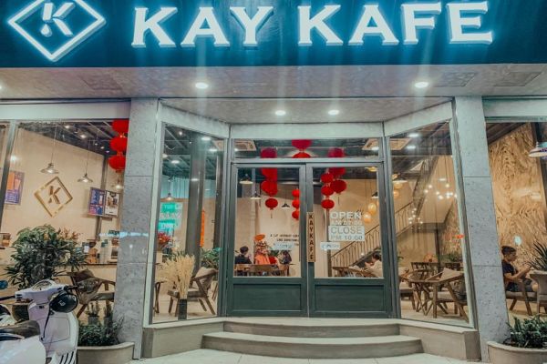 Thiết kế quán Kay Cafe tại Bà Rịa Vũng Tàu - nhà thép tiền chế