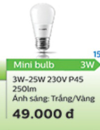 Led Bulb ESS 3W Phulips