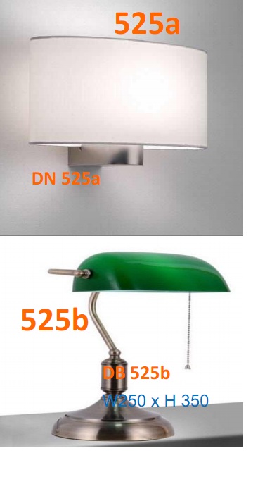 Đèn vách và đèn bàn hiện đại 525a - 525b